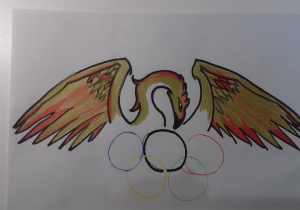 Maskotki igrzysk olimpijskich zaprojektowane przez uczniów.